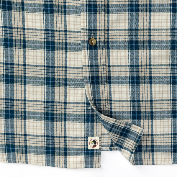 Holling Plaid Cotton/Wool Twill Sport Shirt  