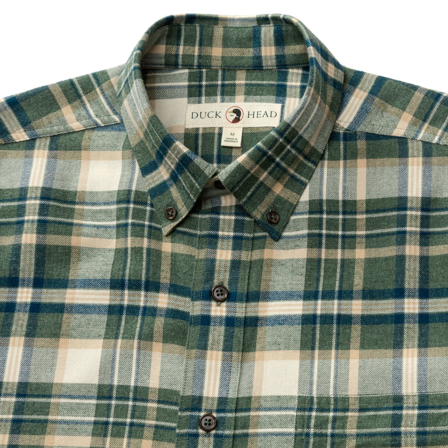 Stoker Plaid Cotton Flannel Sport Shirt  