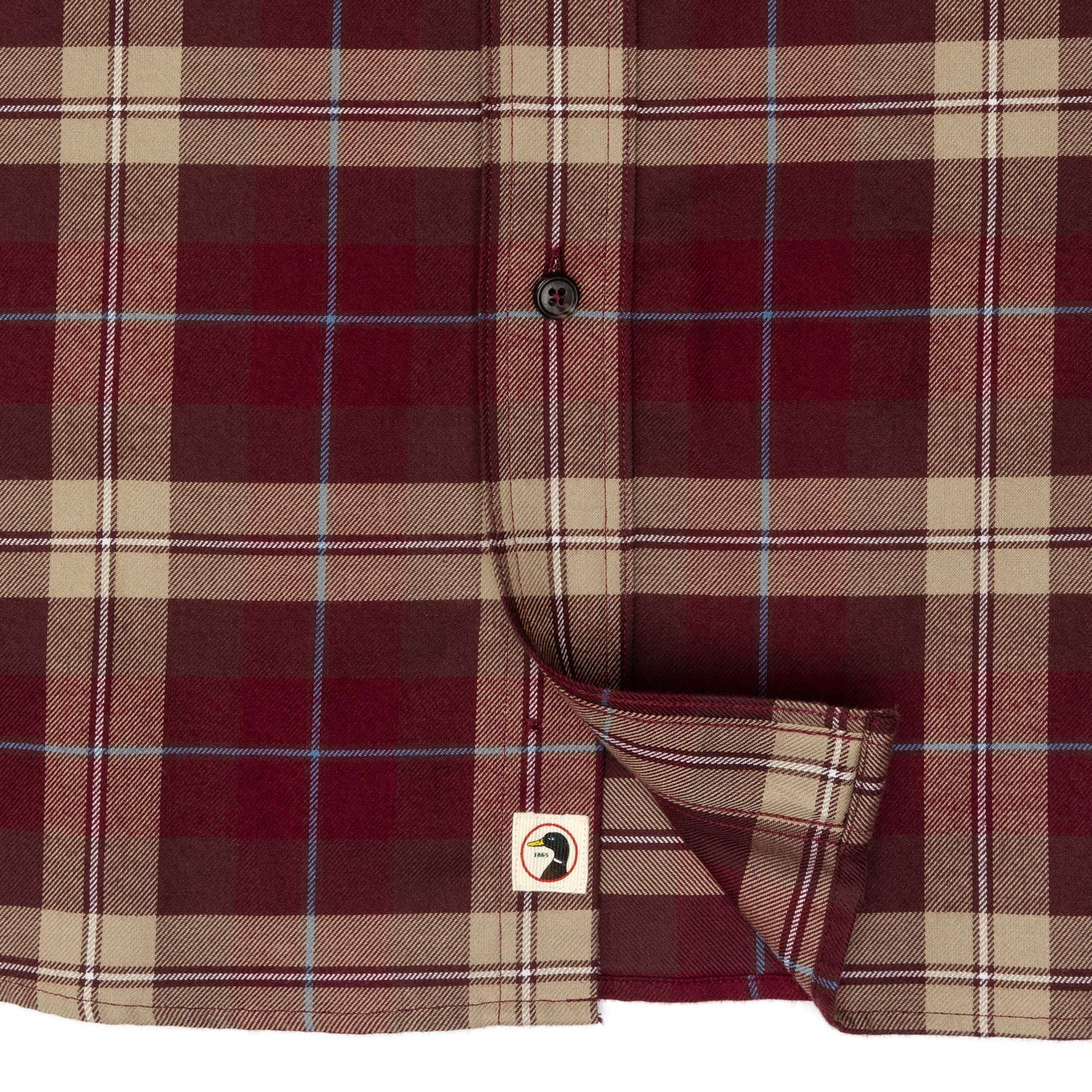 Buckner Plaid Cotton Flannel Sport Shirt