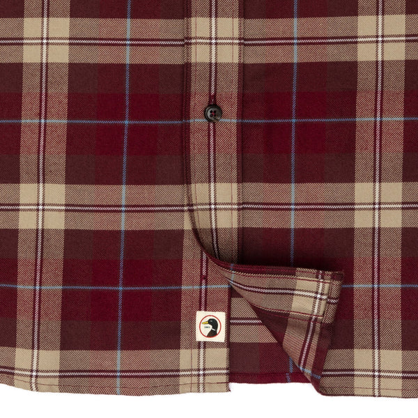 Buckner Plaid Cotton Flannel Sport Shirt
