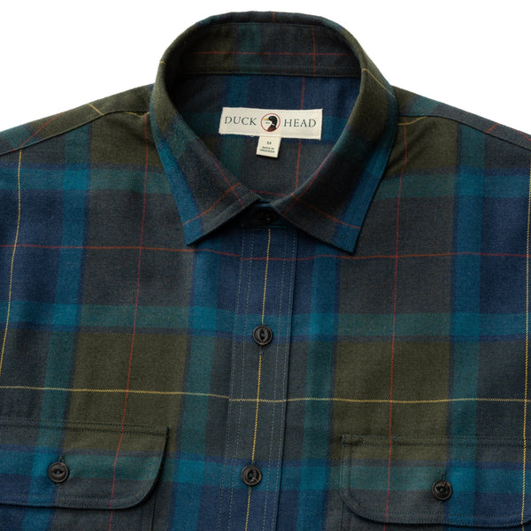 Holman Plaid Performance Flannel Sport Shirt  