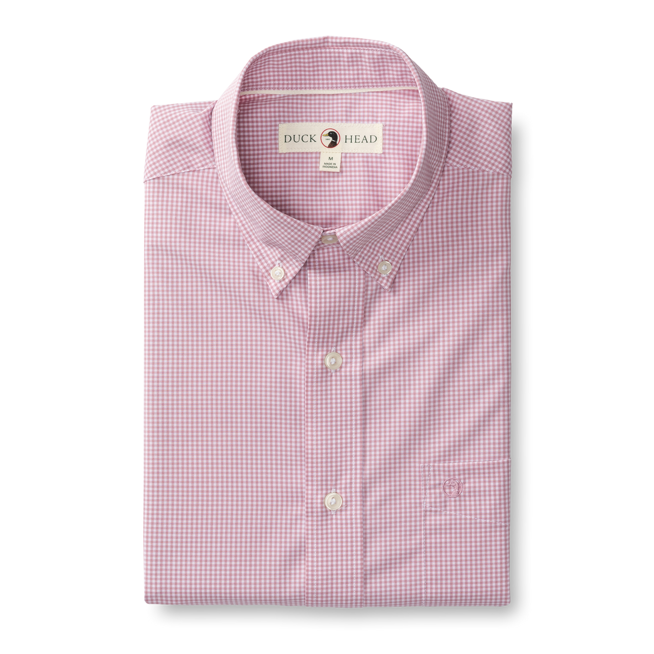 Turner Gingham Performance Poplin Sport Shirt - Desert Pink