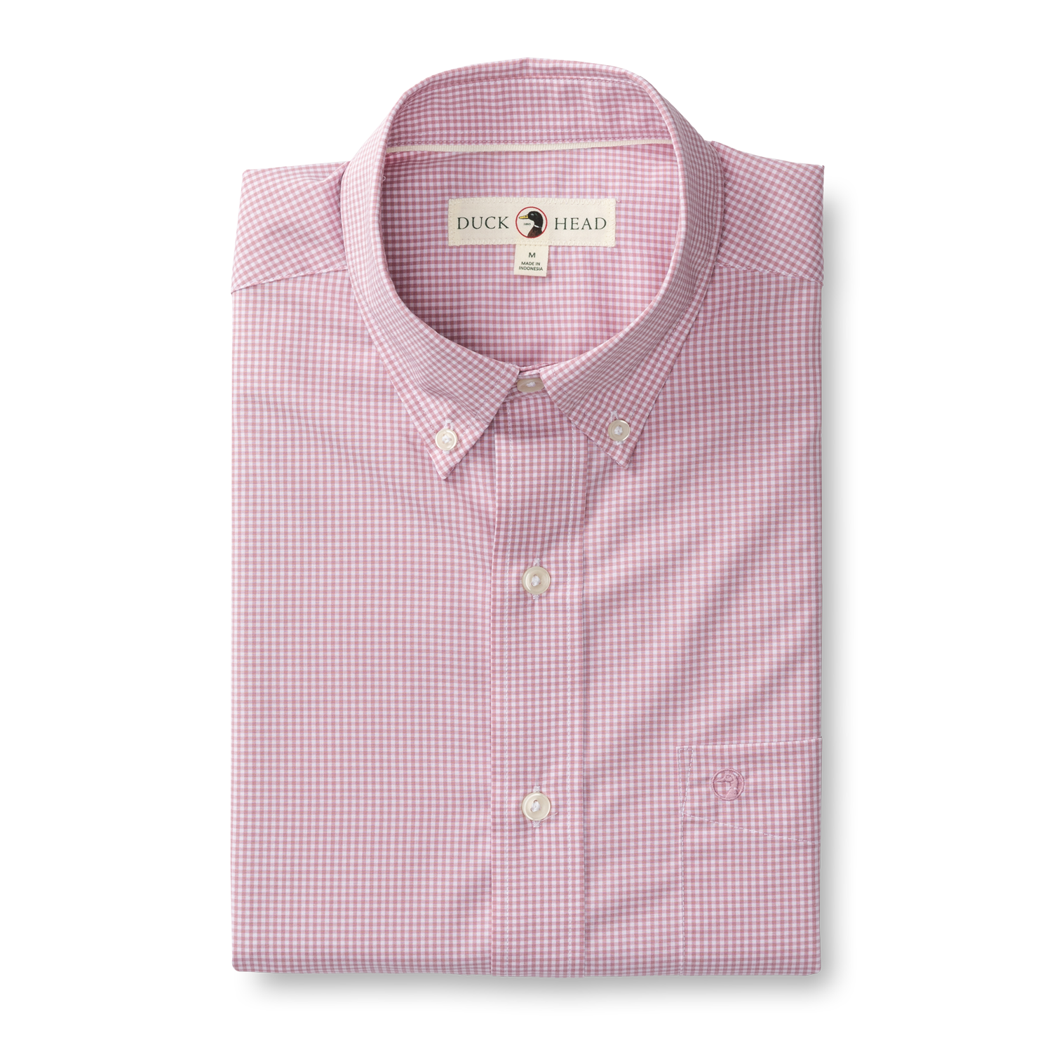 Turner Gingham Performance Poplin Sport Shirt - Desert Pink