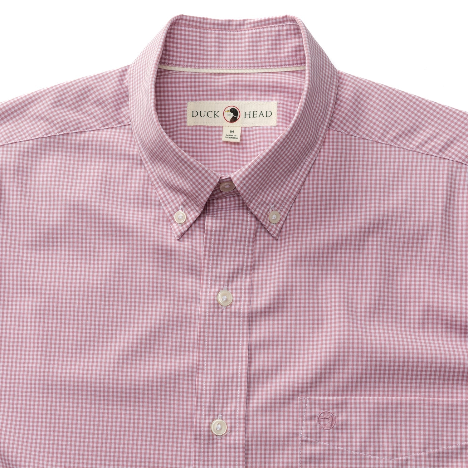 Turner Gingham Performance Poplin Sport Shirt - Desert Pink