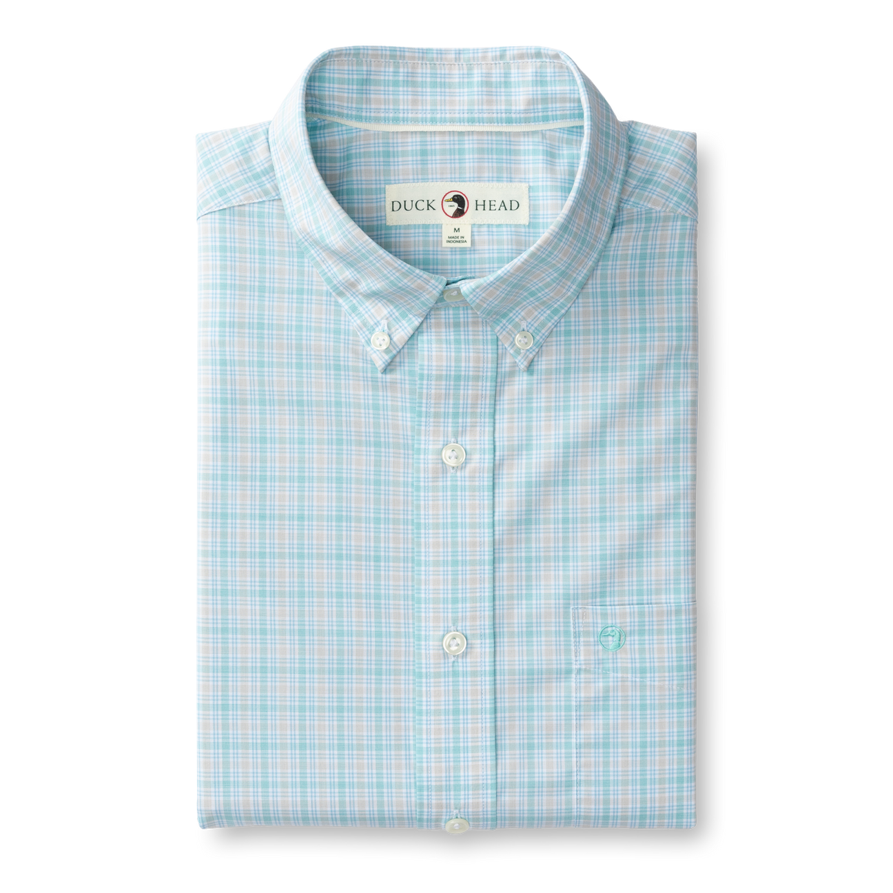 Trent Plaid Performance Poplin Sport Shirt - Meadowbrook