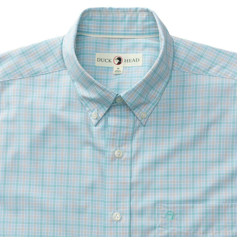 Trent Plaid Performance Poplin Sport Shirt - Meadowbrook