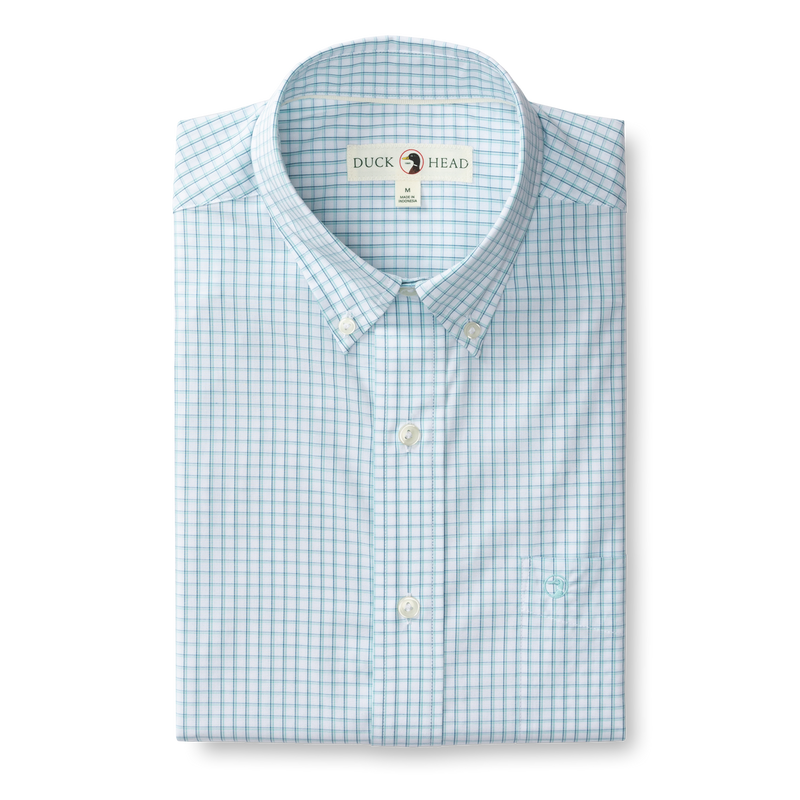 Casey Plaid Performance Poplin Sport Shirt - Meadowbrook