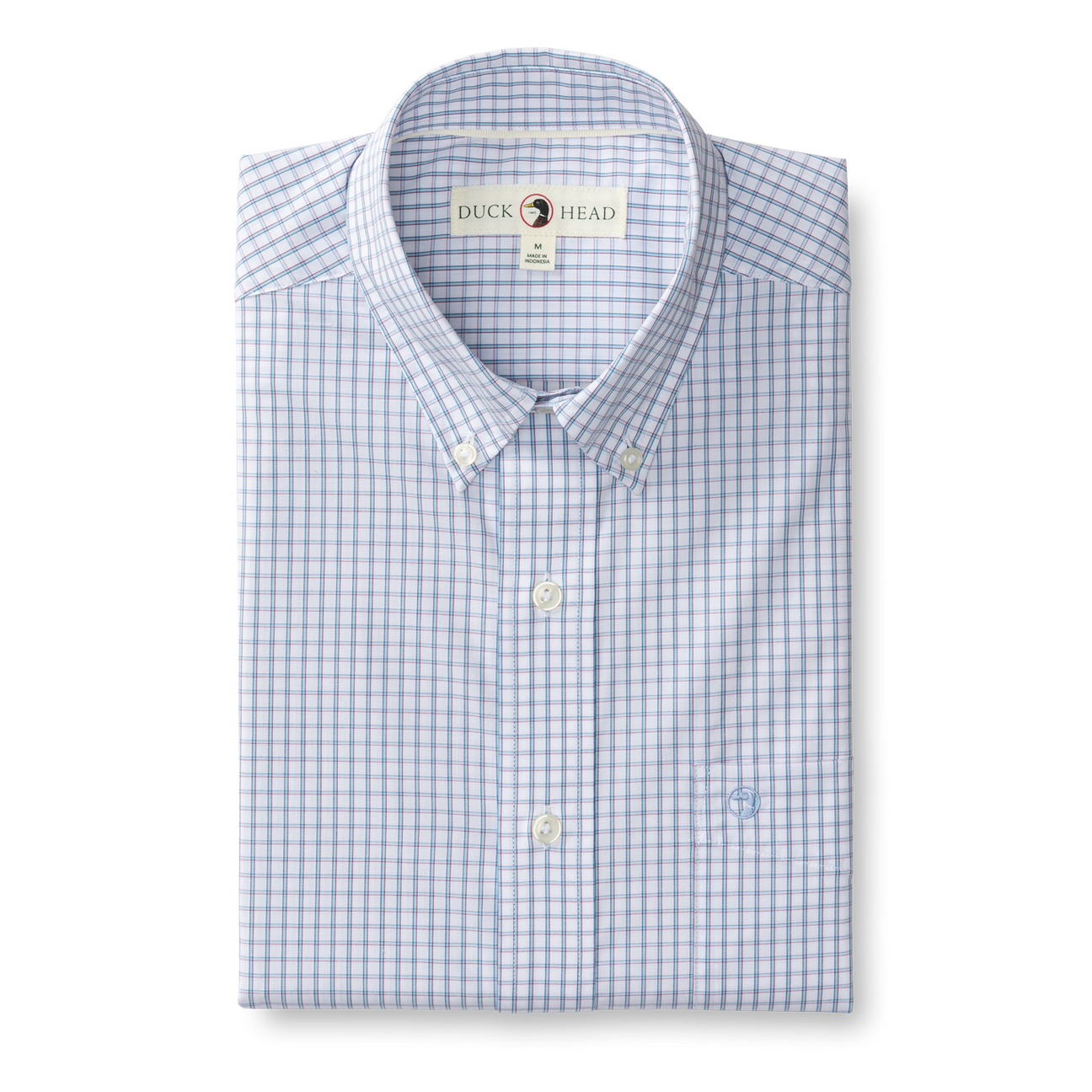Casey Plaid Performance Poplin Sport Shirt - Violet Quartz