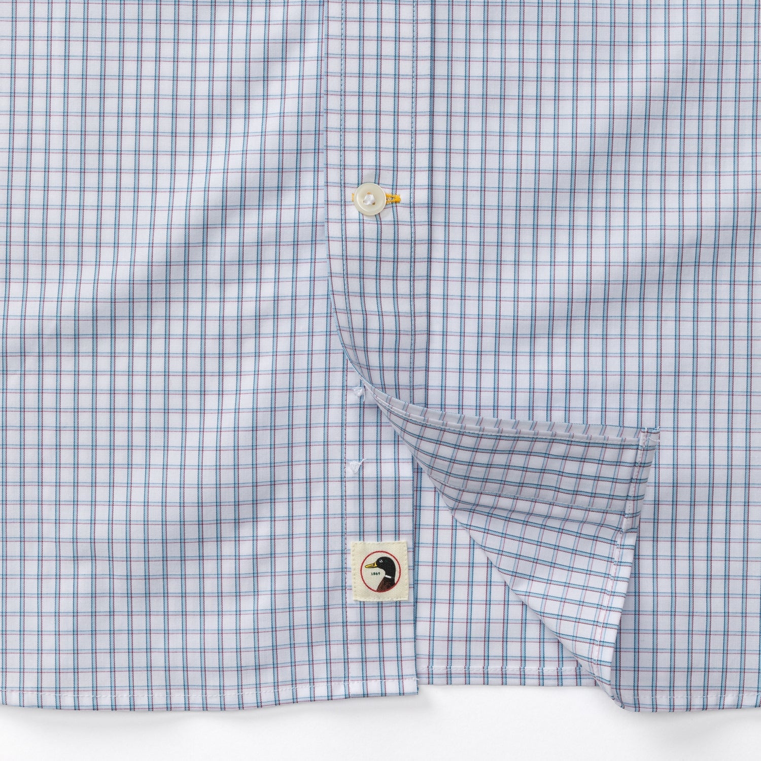 Casey Plaid Performance Poplin Sport Shirt - Violet Quartz