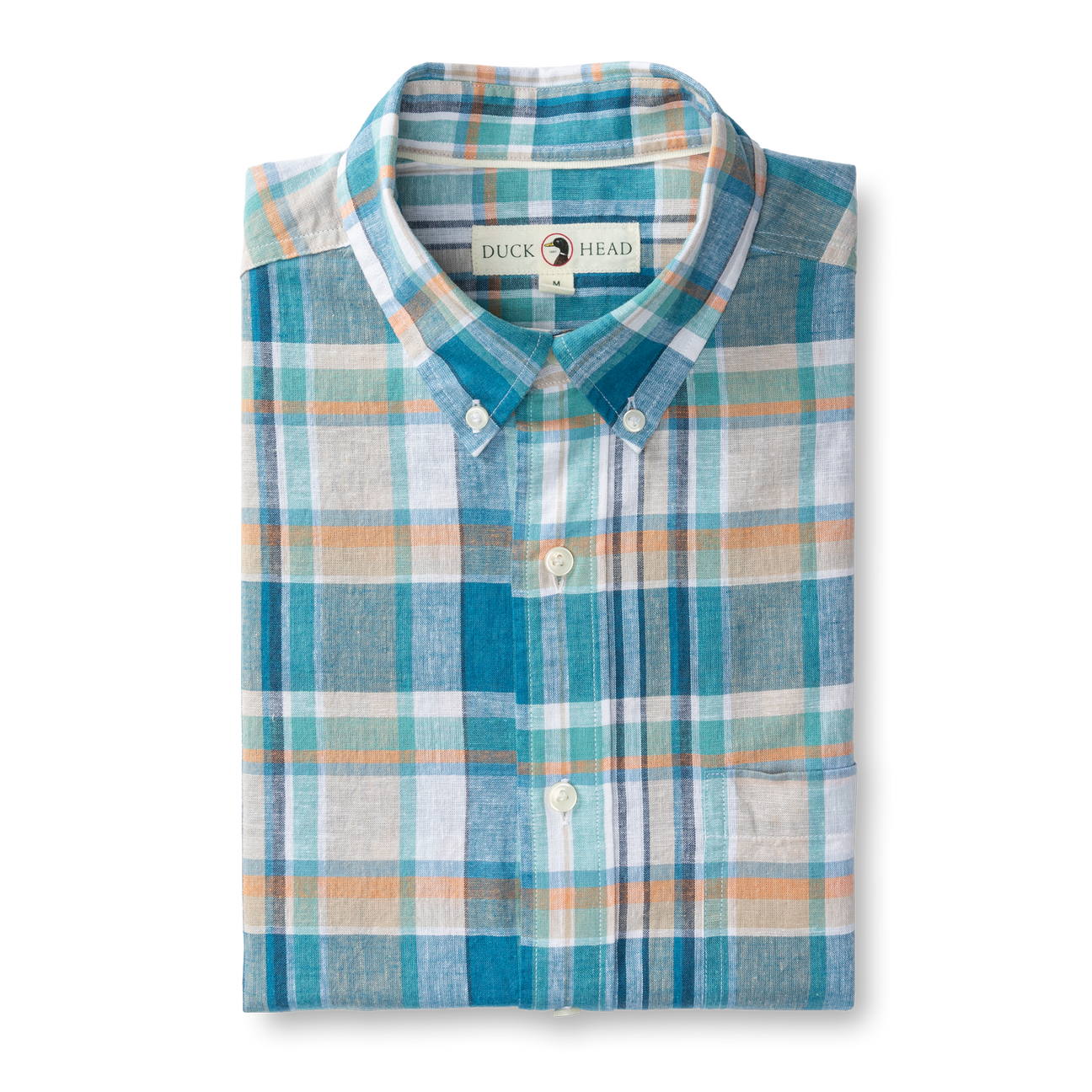 Greenfield Plaid Linen Cotton Sport Shirt - Meadowbrook