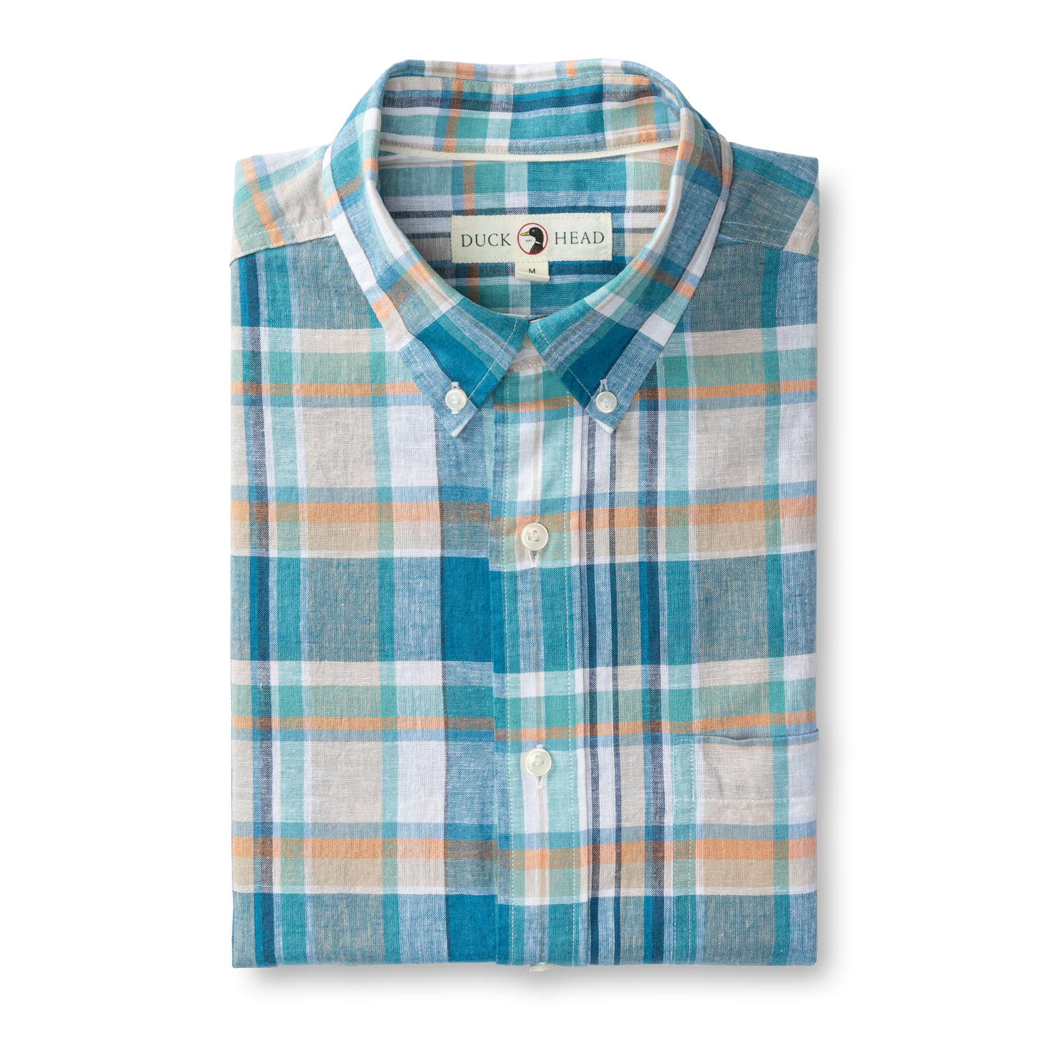 Greenfield Plaid Linen Cotton Sport Shirt - Meadowbrook
