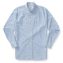 Edgewood Plaid Cotton Poplin Sport Shirt - Lake Blue