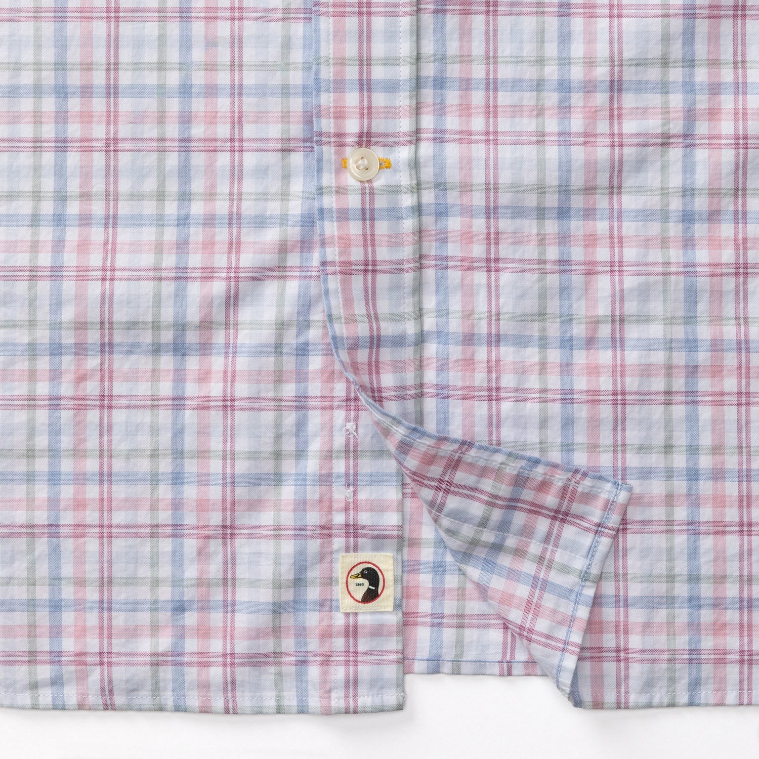 Winston Plaid Cotton Twill Sport Shirt - Violet Quartz