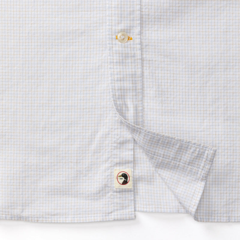 Mason Plaid Cotton Oxford Sport Shirt - Tan