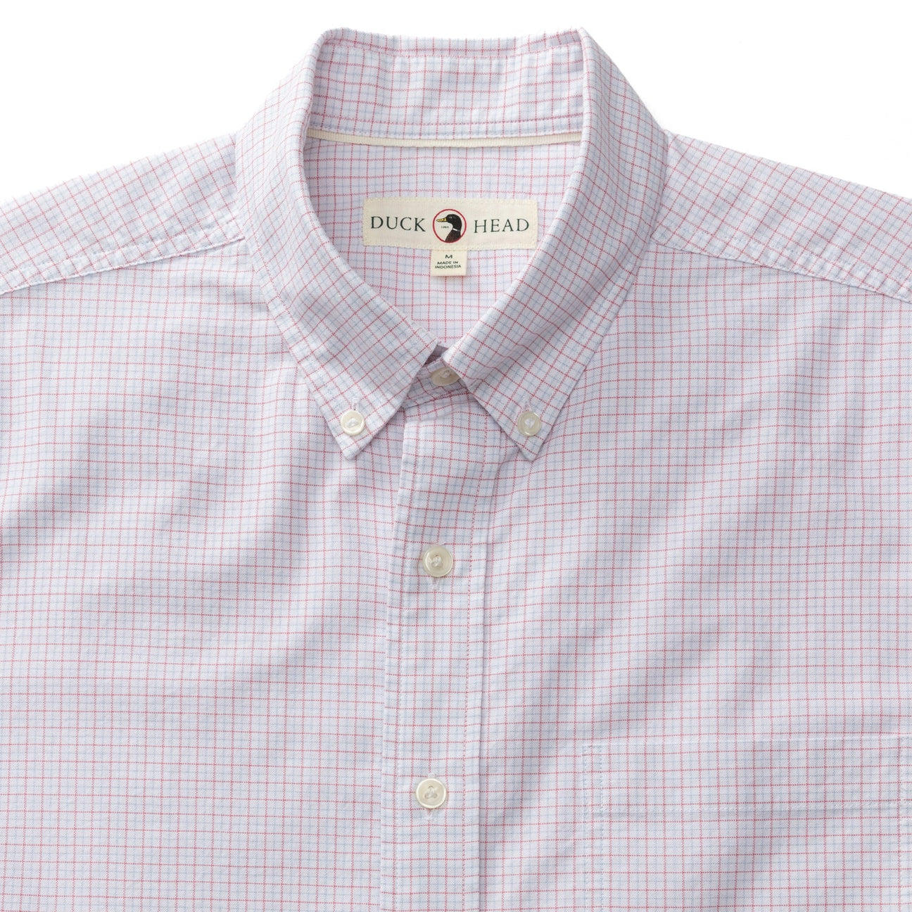 Mason Plaid Cotton Oxford Sport Shirt - Desert Pink