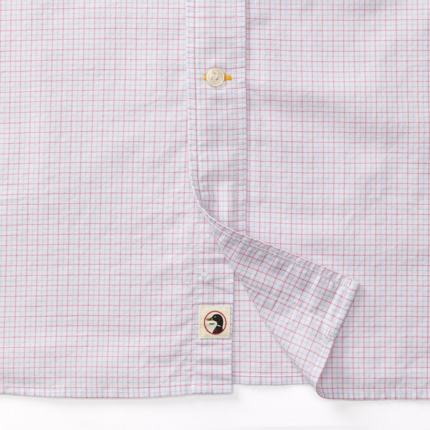 Mason Plaid Cotton Oxford Sport Shirt - Desert Pink