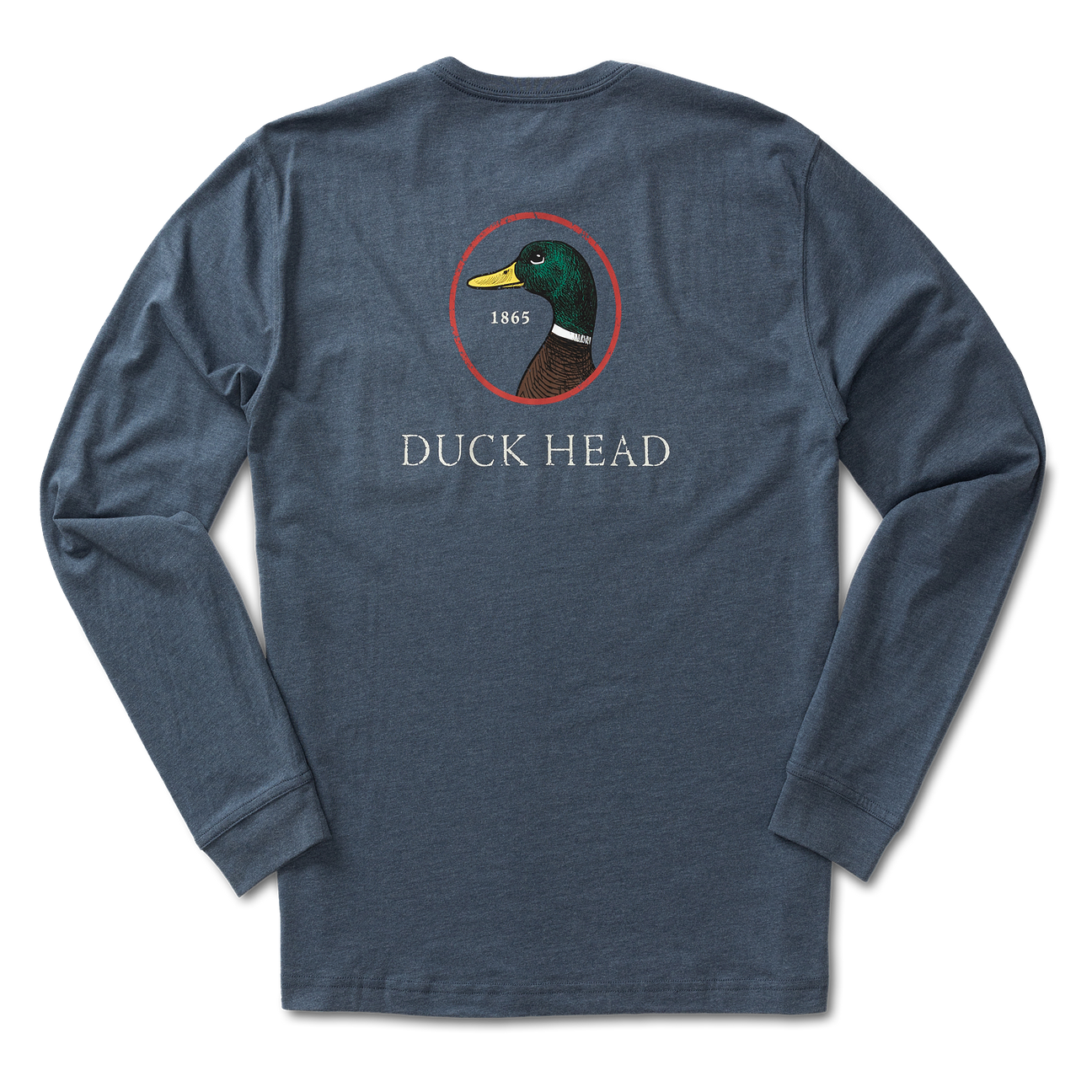 Logo Long Sleeve T-Shirt - Heather Navy