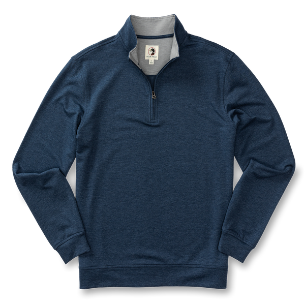 Dunmore Performance 1/4 Zip Pullover - Royal Navy Heather