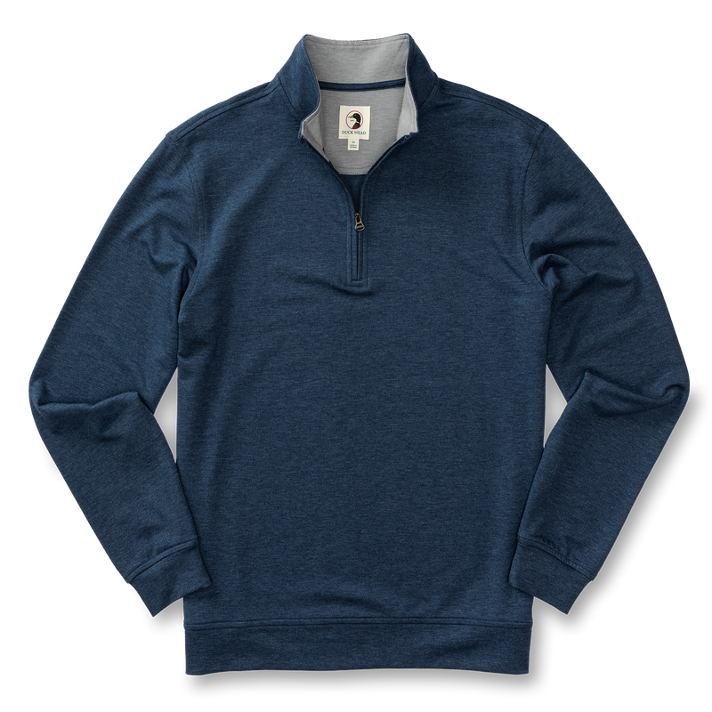 Dunmore Performance 1/4 Zip Pullover - Royal Navy Heather