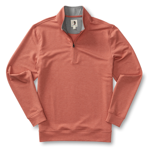 Dunmore Performance 1/4 Zip Pullover - Faded Red Heather