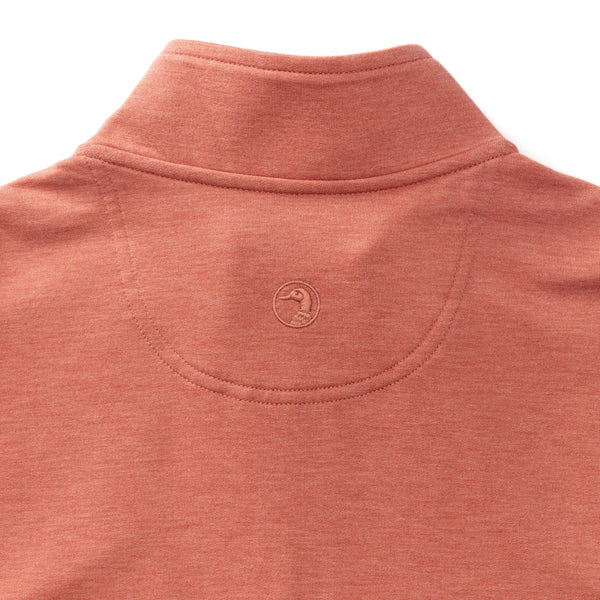 Dunmore Performance 1/4 Zip Pullover - Faded Red Heather