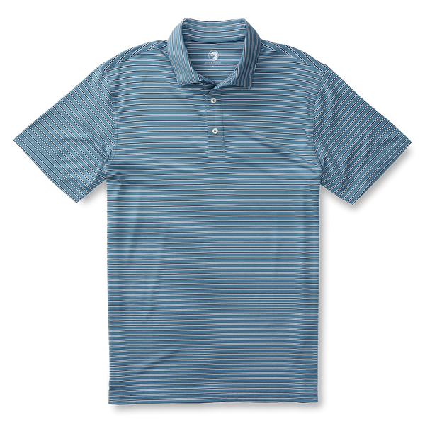 Long Drive Stripe Performance Polo