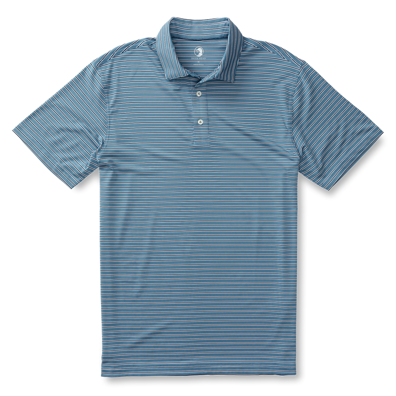 Long Drive Stripe Performance Polo