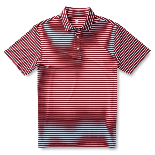 Long Drive Stripe Performance Polo