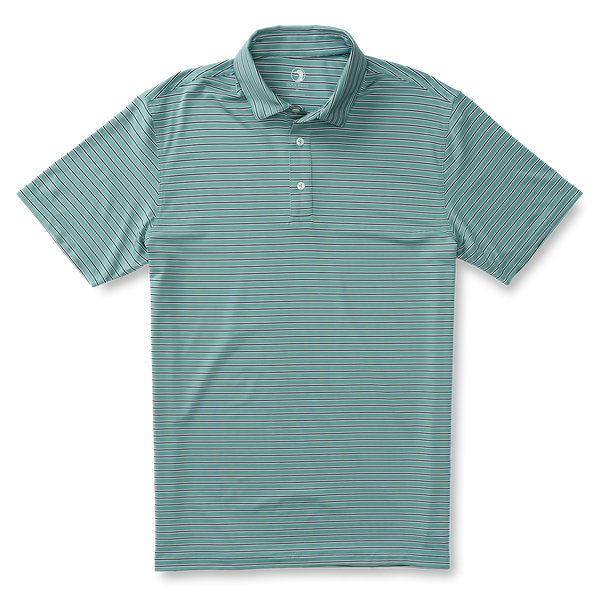 Long Drive Stripe Performance Polo