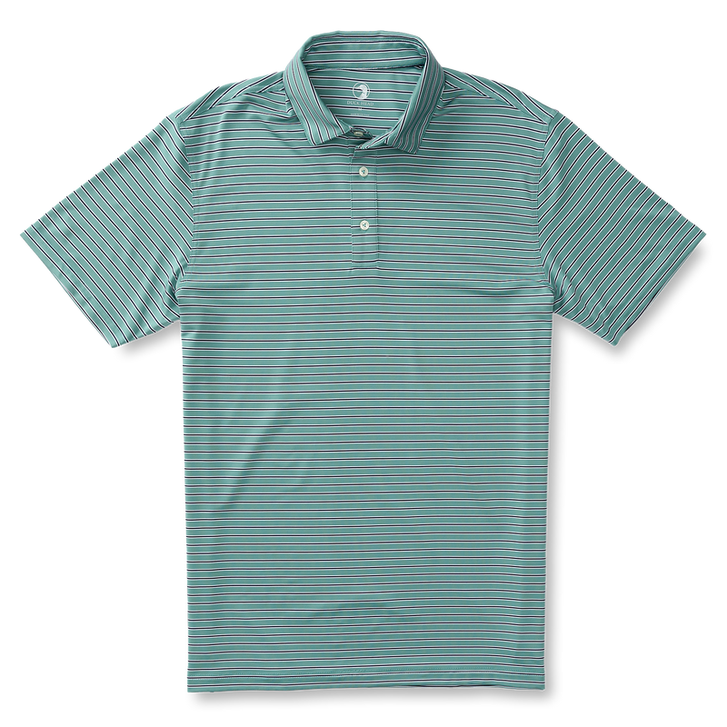 Long Drive Stripe Performance Polo