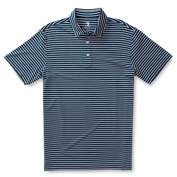 Long Drive Stripe Performance Polo