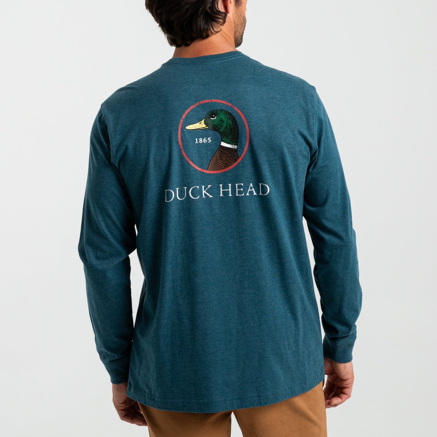 Logo Long Sleeve T-Shirt - Legion Blue Heather