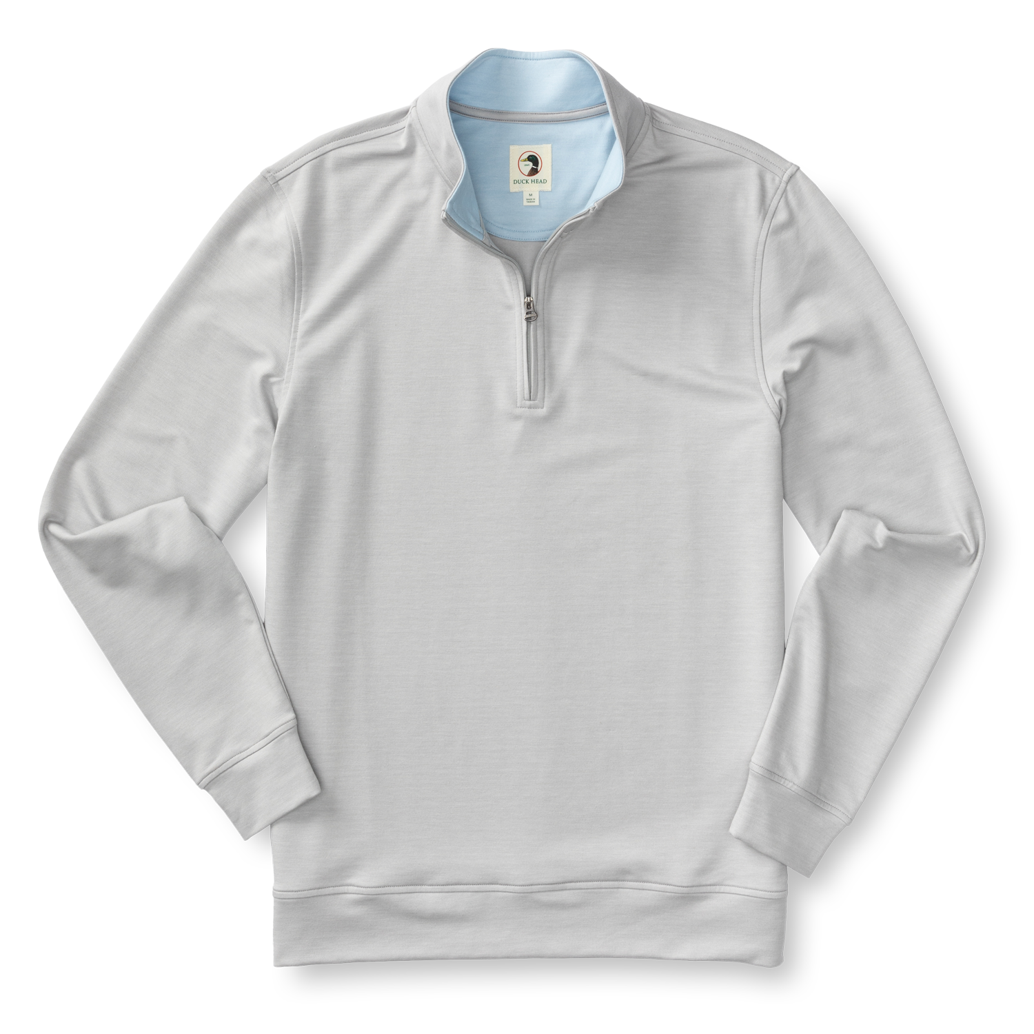 Dunmore Performance 1/4 Zip Pullover - Light Grey Heather