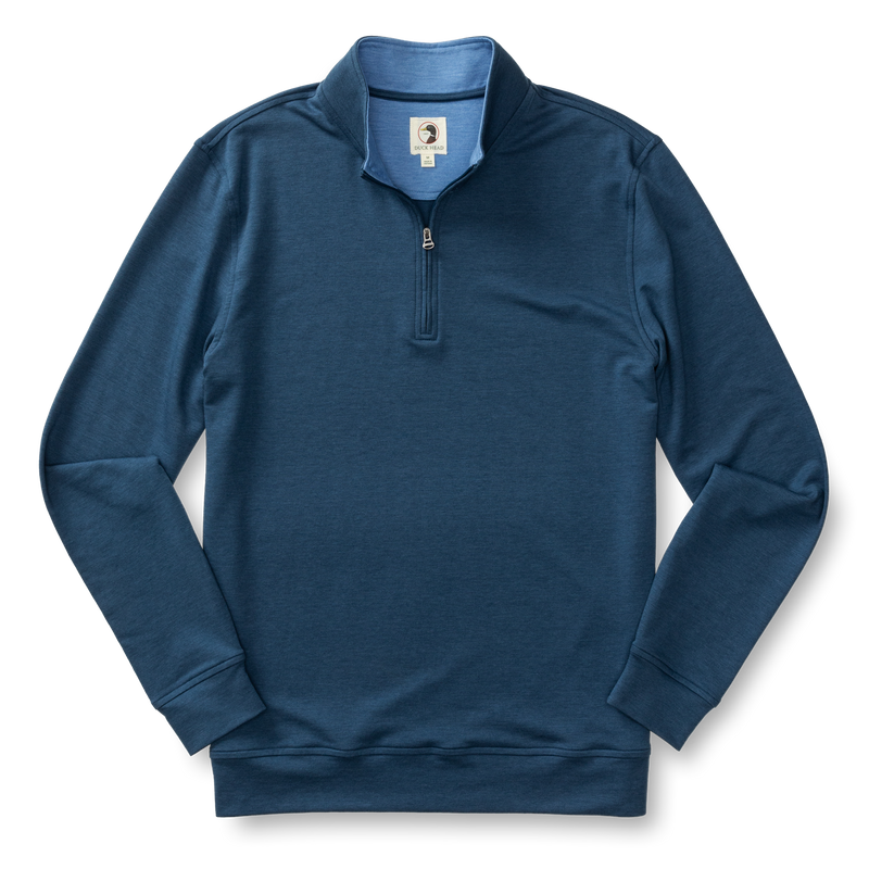 Dunmore Performance 1/4 Zip Pullover - Midnight Blue