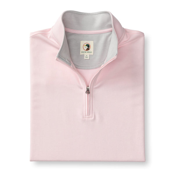 Dunmore Performance 1/4 Zip Pullover - Pastel Pink