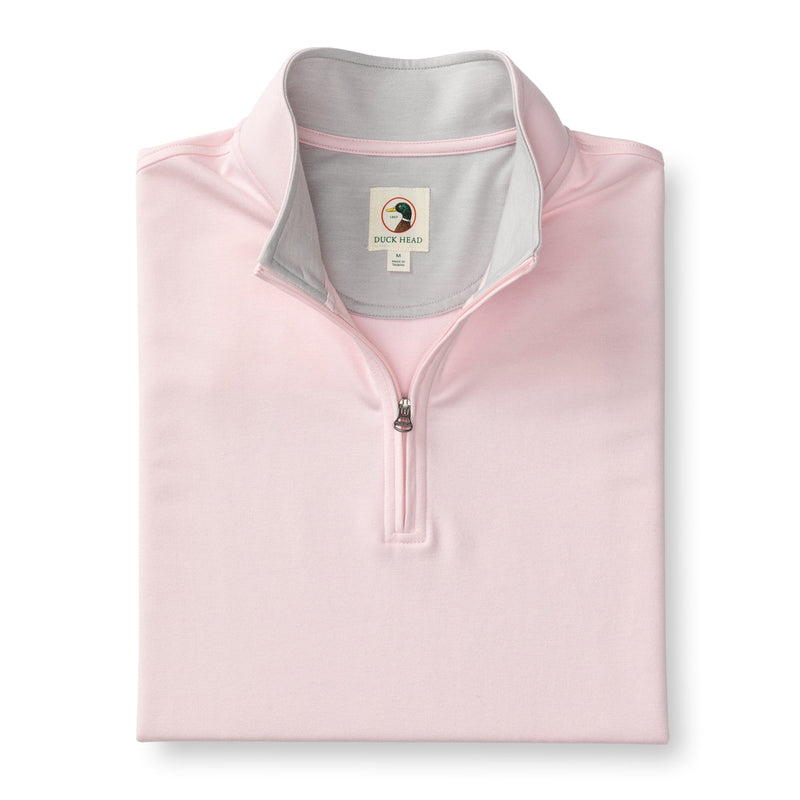 Dunmore Performance 1/4 Zip Pullover - Pastel Pink