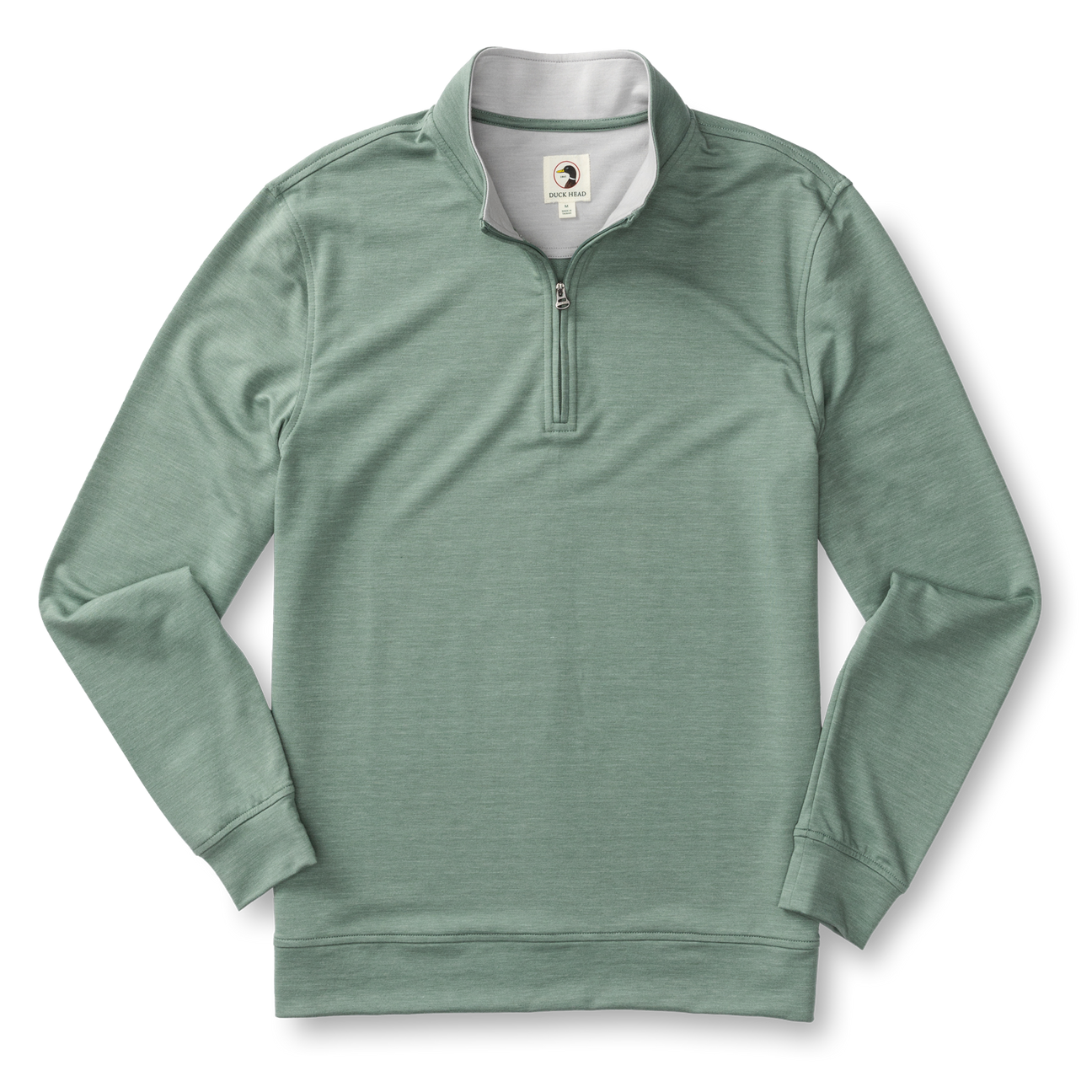 Dunmore Performance 1/4 Zip Pullover - Shadow Green Heather