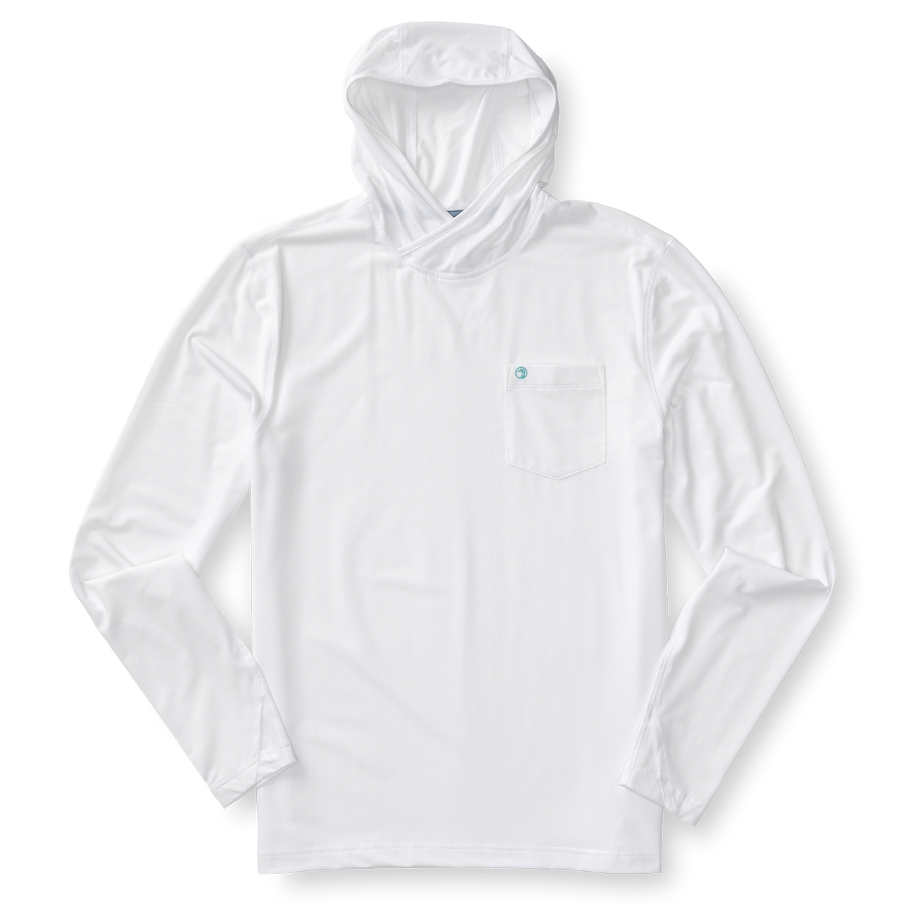 Windward Performance Hooded T-Shirt - White