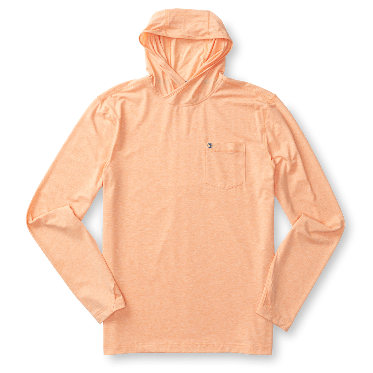 Windward Performance Hooded T-Shirt - Copper Tan Heather