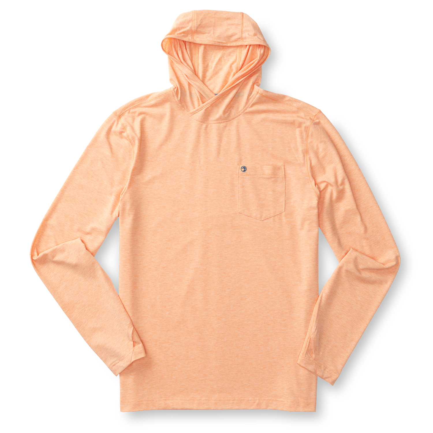 Windward Performance Hooded T-Shirt - Copper Tan Heather