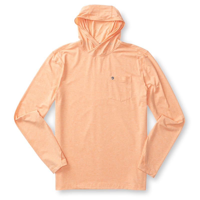 Windward Performance Hooded T-Shirt - Copper Tan Heather