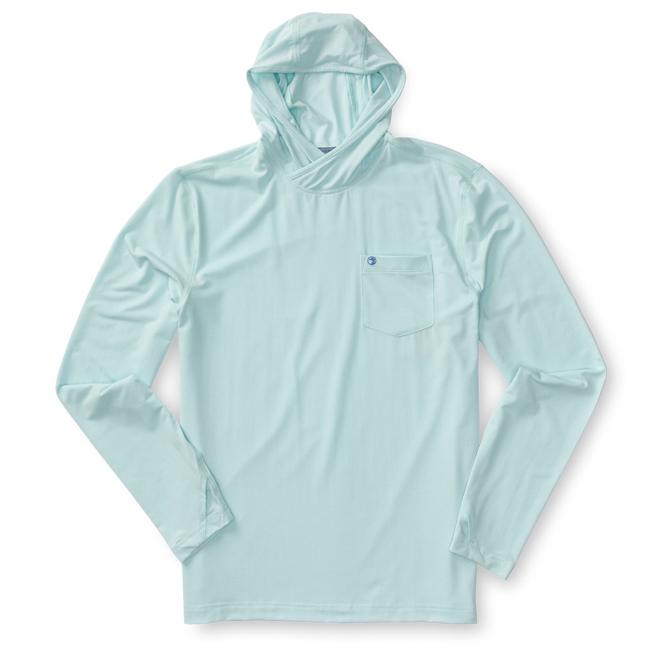 Windward Performance Hooded T-Shirt - Pastel Blue