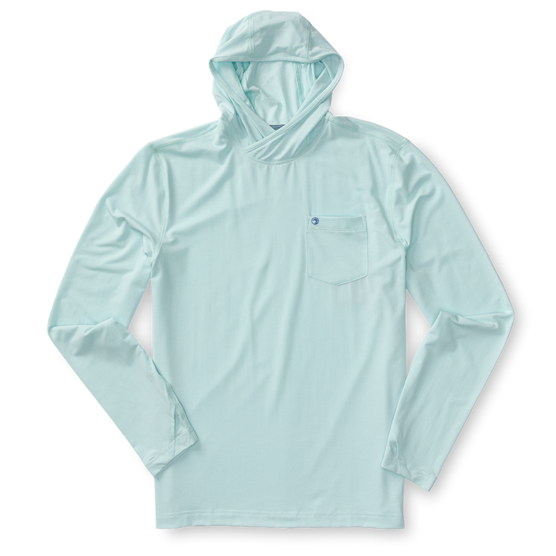 Windward Performance Hooded T-Shirt - Pastel Blue