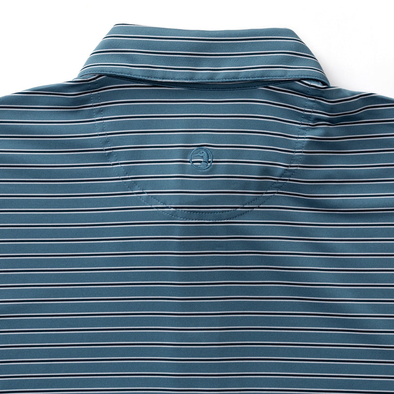Long Drive Stripe Performance Polo
