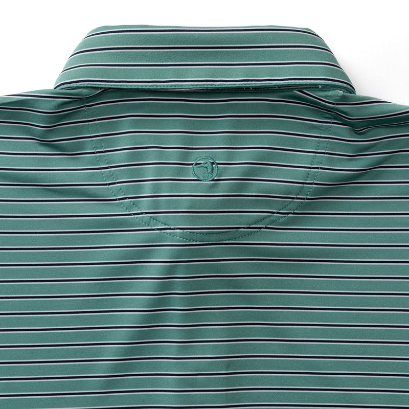 Long Drive Stripe Performance Polo