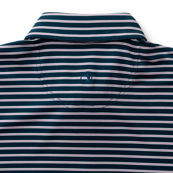 Long Drive Stripe Performance Polo