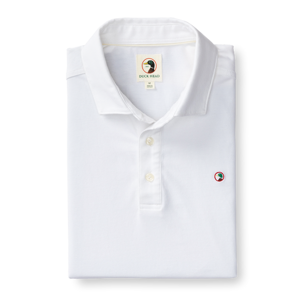 Hanover Pima Cotton Polo - White