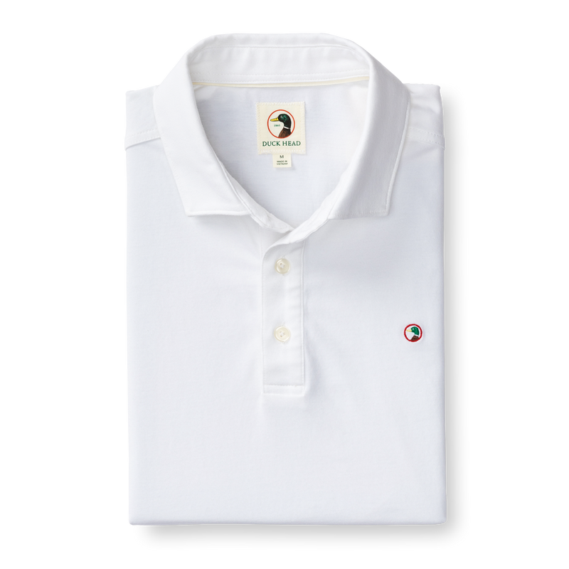 Hanover Pima Cotton Polo - White