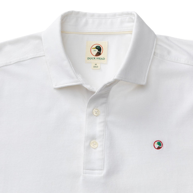 Hanover Pima Cotton Polo - White