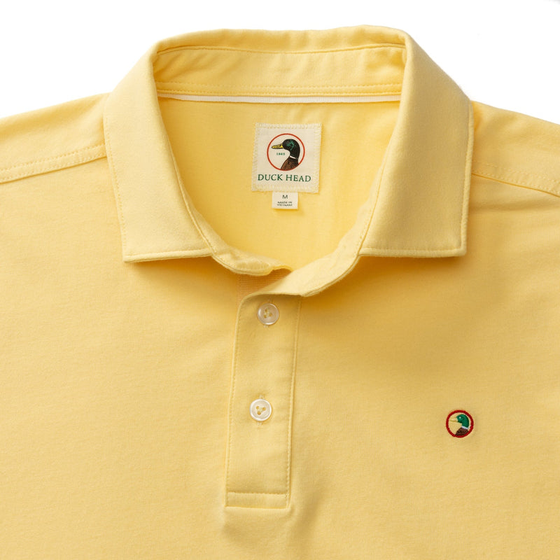 Hanover Pima Cotton Polo - Pale Yellow